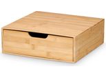 Contenitore In Bambù Con Cassetto Ecanu, 30 X 30 X 10