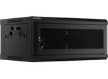 Lanberg WF01-6404-23B Armadio Rack 4U A Parete Nero