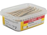 Viti A Testa Svasata Klimas Viti Per Legno Giallo 6X80 Mm 40 Pz. Masterbox