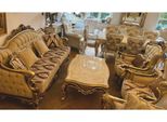 Casa Padrino Set Da Salotto Barocco Beige / Marrone / Oro - Mobili In Stile Barocco