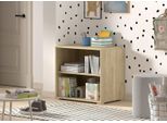 Vipack - Scaffale Sam Con 2 Scomparti Spaziosi, Finitura Melaminica Rovere