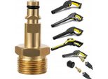 Rosfix Adattatore M22 A Quick Connect – Ricambio Per Idropulitrici KäRcher K2, K5, K7 | Perno Da 14 Mm, Guarnizione, Attacco Rapido