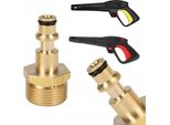 Rosfix Adattatore M22 Per Attacco Rapido Lavor – Attacco In Ottone Per Idropulitrici Lavor Serie Home | Filettatura Maschio M22X1,5, Perno 14Mm