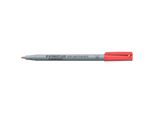 Staedtler 315-2 10X Penne Lumocolor Rosso 1,0 Mm Non Permanente