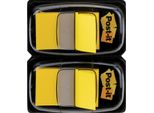 Indice A Pennarello Adesivo Post-It, 25,4 X 43,2 Mm, Giallo, Confezione Risparmio