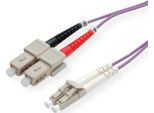 Cavo In Fibra Ottica Roline 50/125µM OM4, Lc/Sc, Viola, 1 M