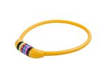 Blocca Cavo A Combinazione D 12.6,5 S M-WAVE, L=650Mm, Ø=12Mm, Arancione