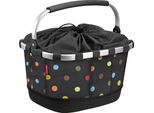 Klickfix City Bag Carrybag Gt Dots, 42X33X28Cm, Per Racktime, Nero/Colorato