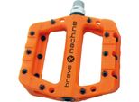 Brave Brave Machine Pedale In Nylon Piattaforma Arancione