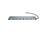 11W1 Adattatore Di Piacere Baseus, Hub Usb-C A 2X Hdmi, 3X Usb 3.0, Vga, Rj45, Usb-C Pd, Sd/Microsd, Jack 3,5Mm