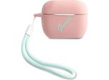 Guess Guacaplsvspg Airpods Pro CoverróżOwo Zielony/Rosa Verde Silicone Vintage