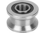 1Pcs T22 U A Forma Di Pista Piatta Scanalatura Puleggia Cuscinetto A Rulli Scorrevole 8 * 22.5 * 14.5Mm