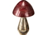 Decorazione In Vetro Fungo Rosso Grande Decorazione Da Tavola Autunnale Aspetto Vintage Decorazione Autunnale Ø14Cm H23Cm
