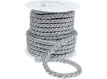 Cordoncino D'argento 10Mm 10M - Nastro Decorativo, Cordoncino Artigianale, Idee Fai Da Te Per Le Feste