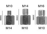 1 Pcs M-10 A M14 Adattatore Connettore Interfaccia Smerigliatrice Angolare Accessori Pratici Smerigliatrice Angolare Adattatore Interfaccia Lucidatrice