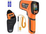 Termometro A Infrarossi Mestek -40°C 1600°C Misuratore Laser Digitale Ad Alta Temperatura K-Probe Pirometro Ir Senza Contatto Lcd Allarme Personalizzazione Emissioni