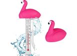 Termometro Da Piscina Galleggiante Offcup, Termometro Della Temperatura Dell'acqua Per Piscina, Vasche Idromassaggio, Laghetti Per Pesci E Bambini (Fenicottero)