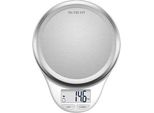 Nutri Fit Bilancia Da Cucina Digitale Professionale In Acciaio Inox Con Ampio Display Lcd Precisione 1G Peso Massimo 5Kg Tara Auto Off
