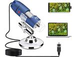 Hd 2560 X 1440P 2K Usb Microscopio Digitale Android Windows Linux Mac, 40X -1000X Stand Custodia, Moneta Portatile Monete Adulti Bambini Studenti