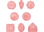 3D Cutter Set Ramadan Decorazione Eid Al Fitr Stampi Cutter Timbro Fai Da Te Strumenti Di Cottura Torta