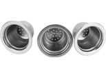 3Pcs/Set Capsula Di Caffè Cialda Riutilizzabile Filtro Ricaricabile In Acciaio Inox 30X22X20Mm Adatto Per Nespresso