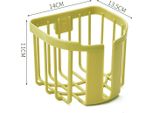 Supporto Per Carta Igienica Cestino Per Carta Igienica A Parete Rack Di Stoccaggio Per Il Bagno Resistente Per La Casagiallo