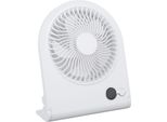 Ventilatore Da Tavolo Usb Display Digitale Vento Forte 3 Velocità Silenzioso Ventilatore Da Tavolo Portatile Sottile Per Casa Ufficio Scrivania Studente Dormitorio Bianco