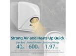 Asciugamani Per Bagni Commerciali 600W A Basso Rumore Asciugamani Elettrici Senza Contatto Sensore Automatico Montato A Parete Tipo Vento Caldo Asciugamani Commerciali Per Casa Hotel Bagno