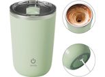 350Ml Tazza Auto Mescolante Tazza Di Miscelazione Del Caffè Magnetica Non Assiale Ricaricabile Con Coperchio 304 Liner In Acciaio Inox Impermeabile Tazza Di Miscelazione Automatica Di Caffè Tè Latte Coco Per Ufficio Scuola Palestra