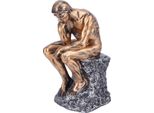 Statua Del Pensatore Scultura Di Carattere In Resina Di Stile Europeo Ornamento Della Libreria Dell'ufficio Domesticocolore Rame