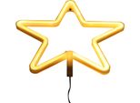 Insegna Al Neon Led A Forma Di Stella, Luce Al Neon Per Feste Di Compleanno, Soggiorno, Funzionamento A Usb/Batteria, Luce Calda (Batterie Non Incluse)