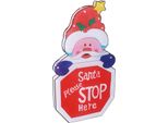 Led Decorazione Di Natale Luce Babbo Natale Illuminato Finestra Decorazione Alimentato A Batteria Con Ventosa Per La Decorazione Di Natale