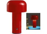 Fungo Lampada Da Tavolo Tre Colori Led Perline Di Luce Stepless Dimming Fungo Lampada Luce Notturna Per La Camera Da Letto Comodino Rosso