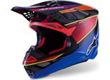 Alpinestars Supertech S-M10 Era 2025 Casco Da Motocross, Blu/Rosso, Xl (61/62)