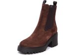 0727AU Tronchetto Donna Hogan H649 Chelsea Donna Stivali