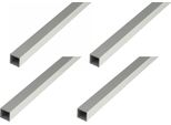 Tubo Quadro Alberts In Fascio, Alluminio, Anodizzato Argento