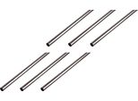 Alberts 6 X Tubo Tondo, Acciaio Grezzo, Ø12 X 1 Mm, Lunghezza 1 M