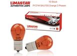 10 Pezzi 12V 21W Bau15S P21W Lampadina Lampadina Lampadina Auto Arancione