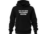 This Is My Halloween Costume Funny Saying Disguise Scary Unisex Hoodie Felpa Con Cappuccio, Nero, Xxl