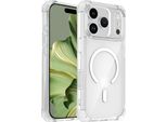 Custodia Magnetica Per Iphone 17 Pro Compatibile Con Magsafe, Antiurto, Protezione Militare Custodia Trasparente Clear