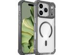 Custodia Magnetica Per Iphone 17 Pro Compatibile Con Magsafe, Antiurto, Protezione Militare Custodia Trasparente Nera