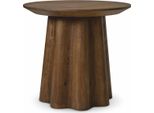 Tavolino Casa Padrino Marrone Scuro Ø 60 X H. 55 Cm - Mobili