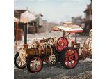 Puzzle 3D In Legno Locomotiva A Vapore, 469 Pezzi, Modello Meccanico, Cambio A Tre Velocità, Kit Di Costruzione Per Adulti E Ragazzi, Hobby E Idea Regalo