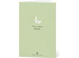 Biglietto Di Auguri Goose Love Thanks In Carta Da Semi - Biglietto Di Ringraziamento Sostenibile Con Semi Di Margherita Da Piantare - Biglietto Di Auguri Floreale Ecologico Con Busta