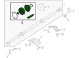 Volvo S60 V60 XC60 Ii Giunto Dell'albero Motore Anteriore