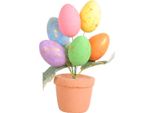 Uova Maculate Oro, Decorazione Pasquale, Decorazione Da Tavolo, Ciotola Per Piantare, Uova Di Pasqua Simulate, Popolare Su Amazon, Decorazione Pasquale