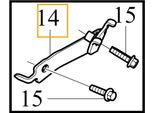 Volvo C40 XC40 Staffa Tubo Freno Esterno Anteriore Destro Oe 32221212