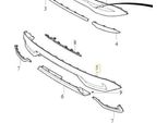 Volvo XC60 Ii Diffusore Modanatura Paraurti Posteriore R-Design Oe
