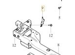 Volvo C40 XC40 Staffa Di Rinforzo Cinture Di Sicurezza Anteriori Oe