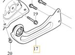 Volvo C40 XC40 Posteriore Sinistro Oe Wishbone 32315696